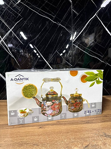 AD ЭМАЛЬ ЧАЙНИК 2,6+1л (6)