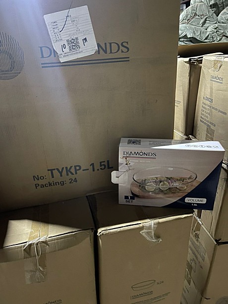 СТЕКЛЯННЫЙ КОНТЕЙНЕР ОВАЛЬНЫЙ TYKP-1.5L (24)