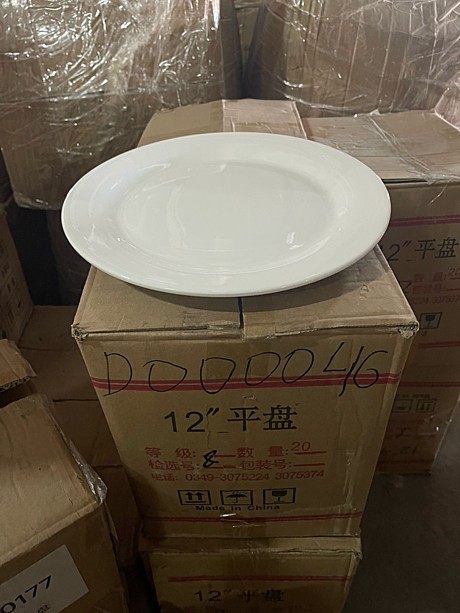 ТАРЕЛКА ПЛОСКАЯ D000046 12 М320 (20)