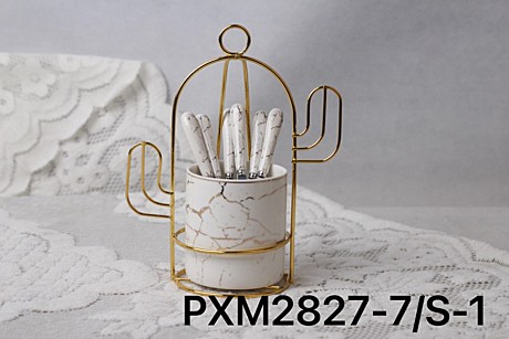 кактус НАБОР 7PCS БЕЛЫЙ 2827-7S-1 (12)