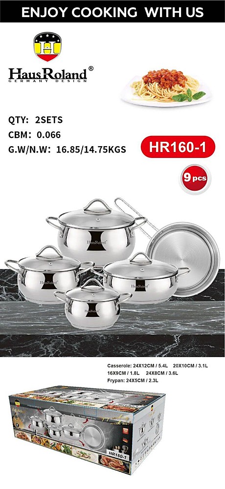НАБОР КАСТРЮЛЬ HR160-1 (2)