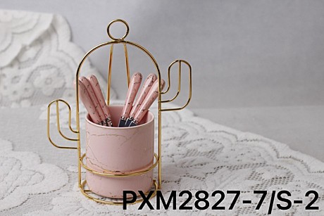 кактус НАБОР 7PCS РОЗОВЫЙ 2827-7S-2 (12)