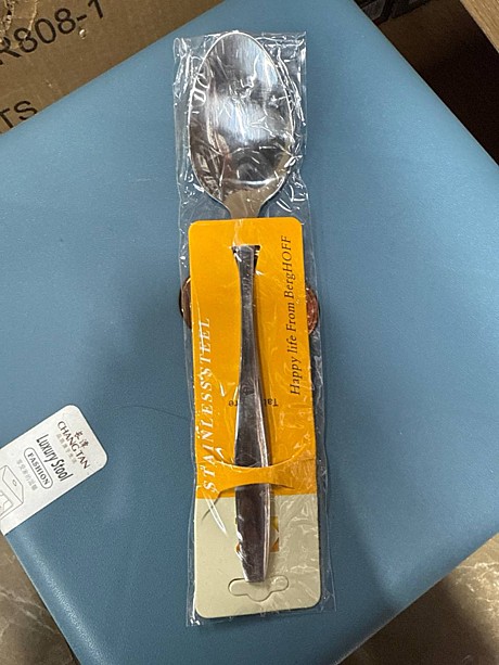 ADN Ложка большой желтый зеленый (600)