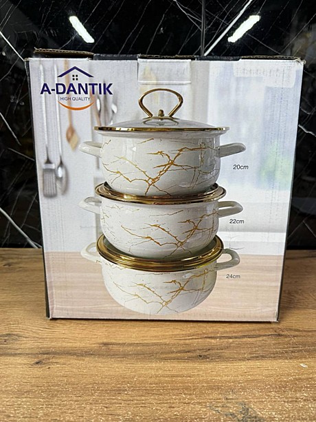 AD ЭМАЛЬ КАСТРЮЛЬ 20,22,24см (6)