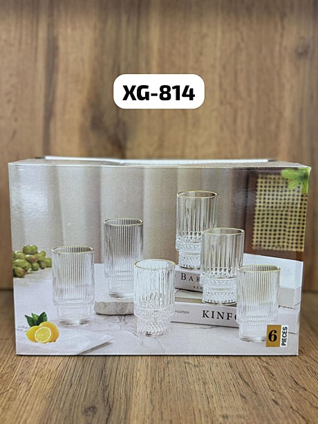 СТАКАН 6PCS XG814 (12)